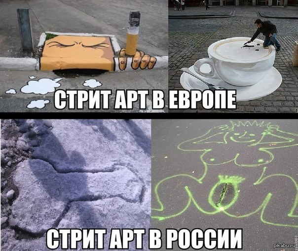 Европа vs Россия | Пикабу