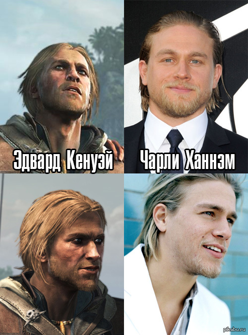 Кажется я знаю с кого рисовали героя AC4