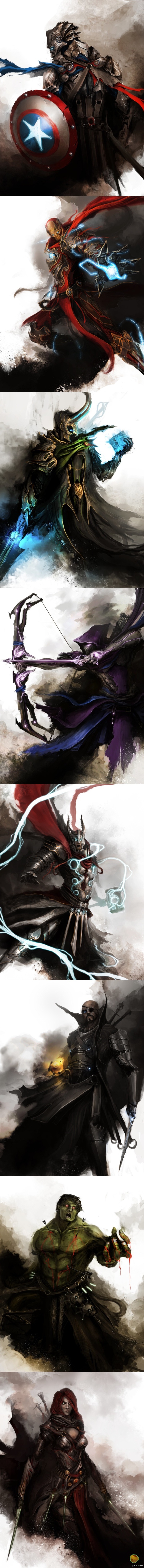 Amazing Avengers ART