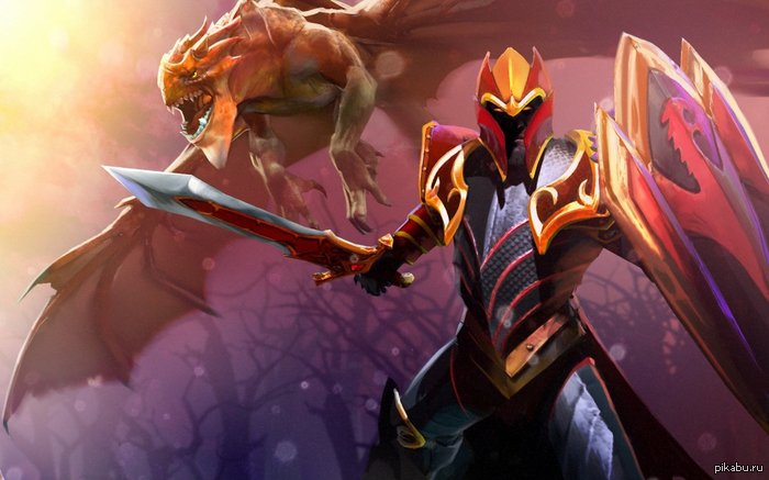 рыцарь-дракон может считаться намёком на довакина)