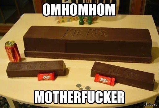 Huge kit-kat - Omnomnom, Yummy, Not mine, Keith Kat