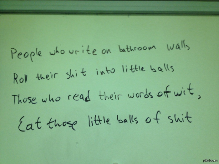 Poetry in the toilet of Moscow State University - My, Toilet, Poetry, MSU, Reading