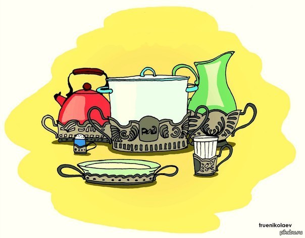 На кухне у железнодорожника | Пикабу