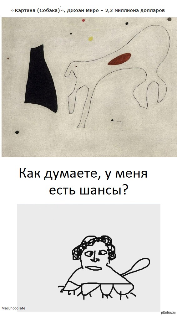 Картина собака за 2 миллиона