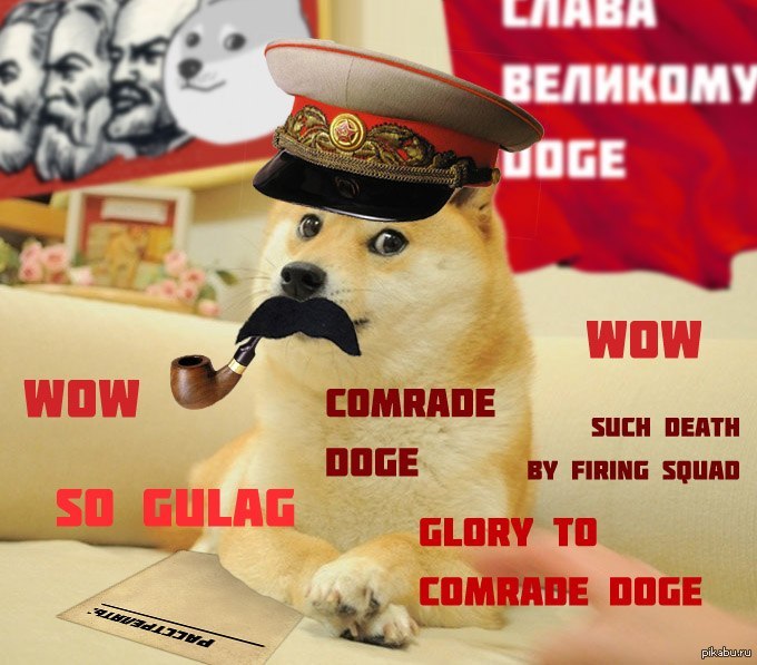 Doge) wow,  such stalin,  much repression,  wow