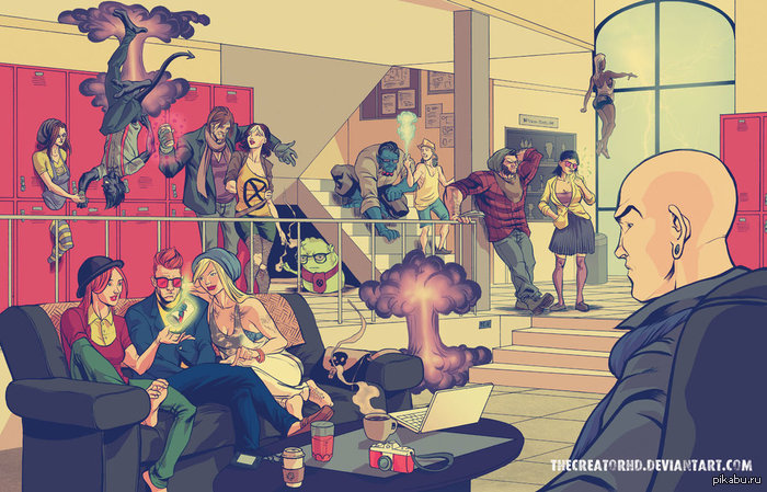 Hipster X-Men by thecreatorhd