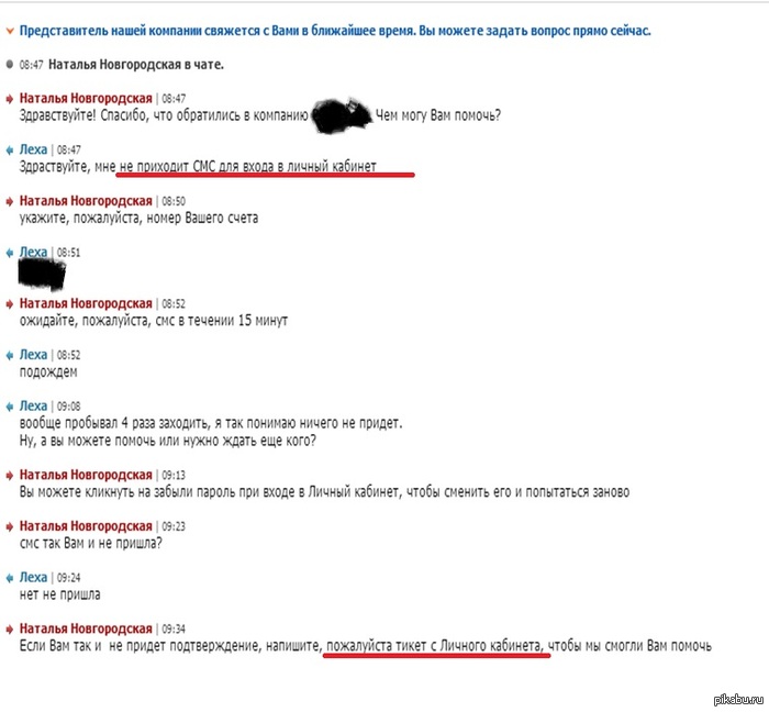 Логика работы тех поддержки.