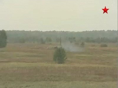 Пуск ракеты комплекса "Точка-У"