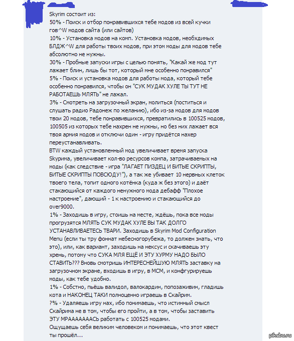 Истинный смысл Скайрима. | Пикабу