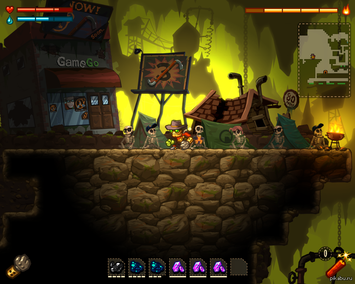 Пасхалка в Steam Wolrd Dig