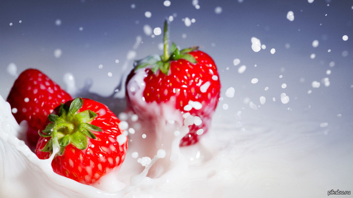 Strawberry 0+ - NSFW, Strawberry, Cream, Want, Berries, Strawberry (plant)