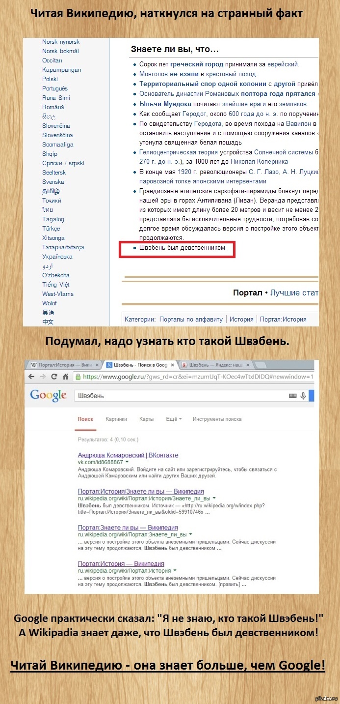 Wikipadia  ! 