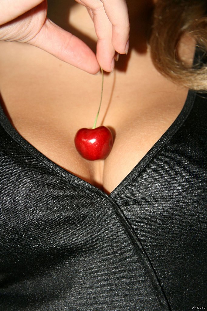 I really liked cherry - NSFW, My, Girls, Friend, Breast, Cherry, Neckline