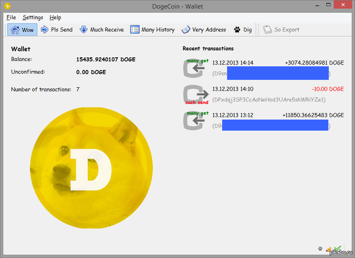 ������ 10000 DogeCoin. ������ ������.