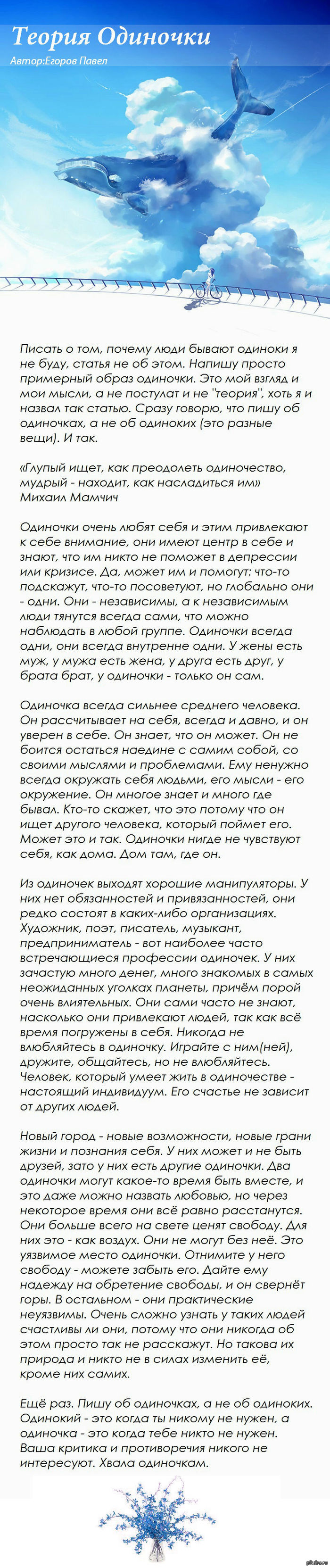 Теория Одиночки