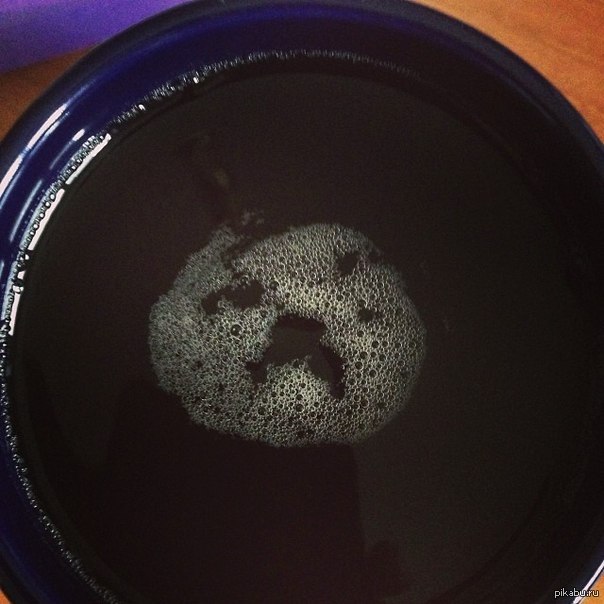 Мой утренний чай сегодня был мной крайне недоволен.