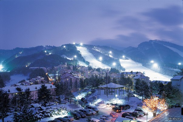 Muju - Муджу - самый большой горнолыжный курорт Кореи.