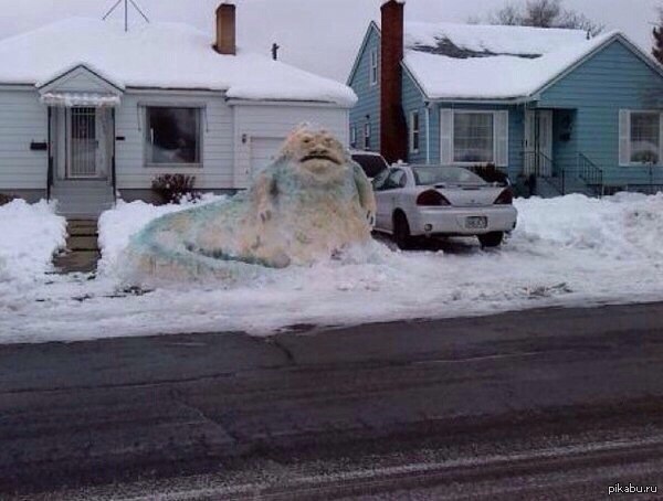 Correct snowman - Jabba the Hutt, star Wars, snowman