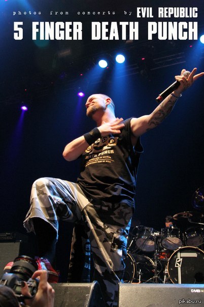 Five Finger Death Punch in Moscow