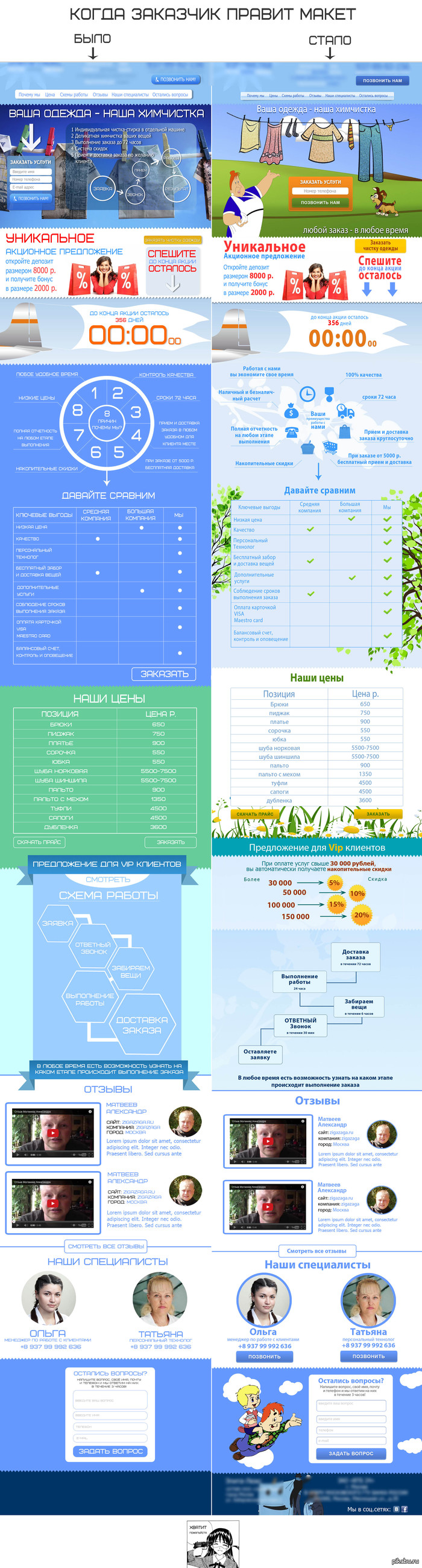 Minimalism and rigor spoke TK. *** the customer muttered to you. - My, Designer, Web Programming, Longpost