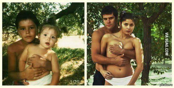 Family photo with a difference of N years. - NSFW, Apres, The photo, Through time