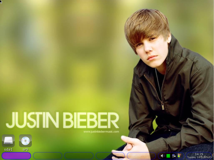 Justin Bieber Linux (  Bebian)!       .       .