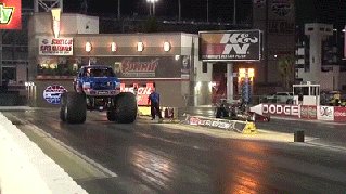 Неожиданная резвость - Гифка, Drag racing