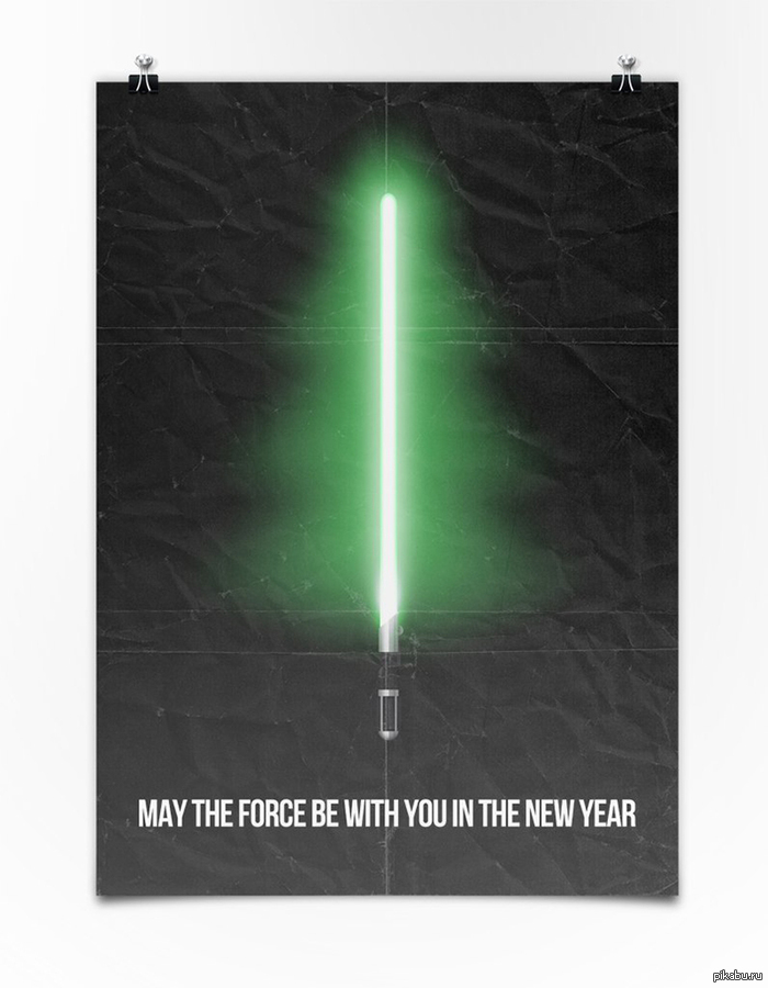 Happy New Year everyone, friends! - New Year, Congratulation, Star Wars