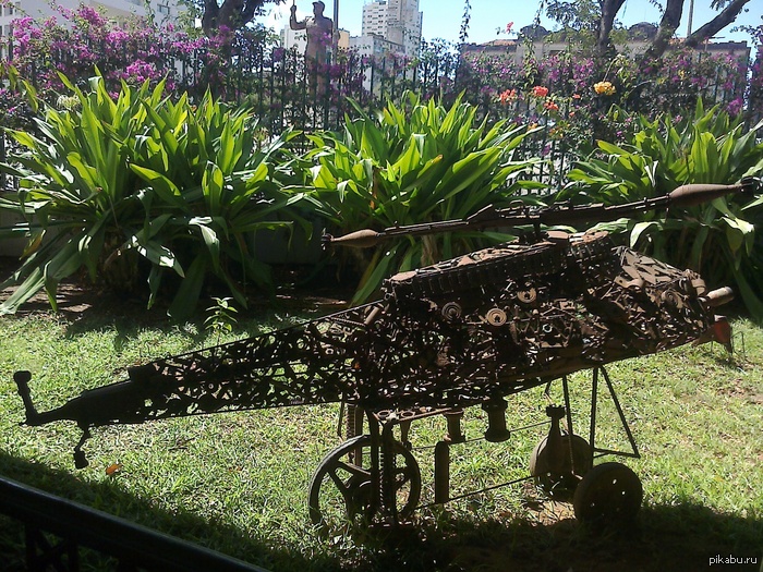 Суровый Мозамбиканский вертолет - гений инженерной мысли!!!