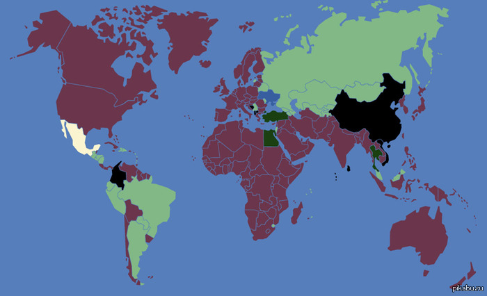 А куда может уехать пикабушник без визы? | Пикабу