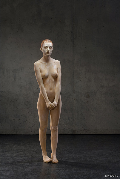 This girl's name is Ruth and she is made of wood. Her creator is Bruno Walpot. - NSFW, Sculpture, From, Tree