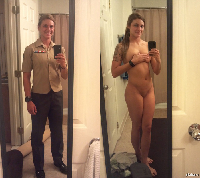 Army selfie - NSFW, Армия, Селфи, Сиськи, Dress on, Dress off