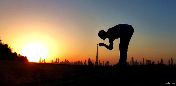 Пиу! Мы должны взять у вас нефть из пальца!