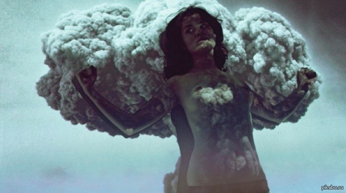 Unusual photo - Explosion, Girls, The photo, NSFW