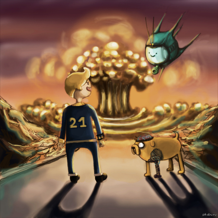 adventure time   fallout   joyreactor=)