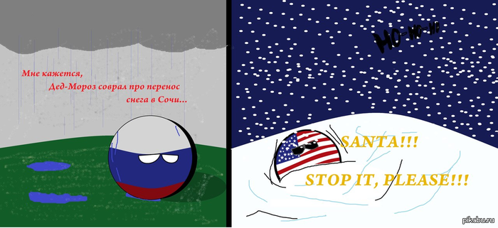 Зима в Америке