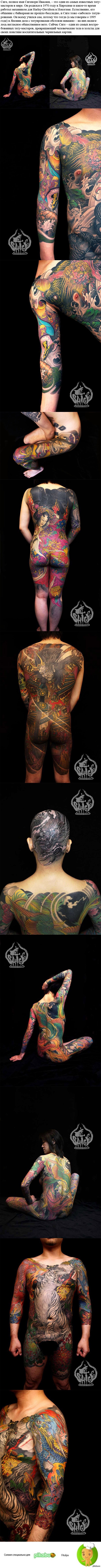 Сиге – японский мастер татуировок на все тело (длиннопост)