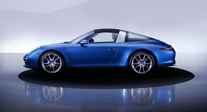 Ретрофутуристичный спорткар Porsche 911 Targa