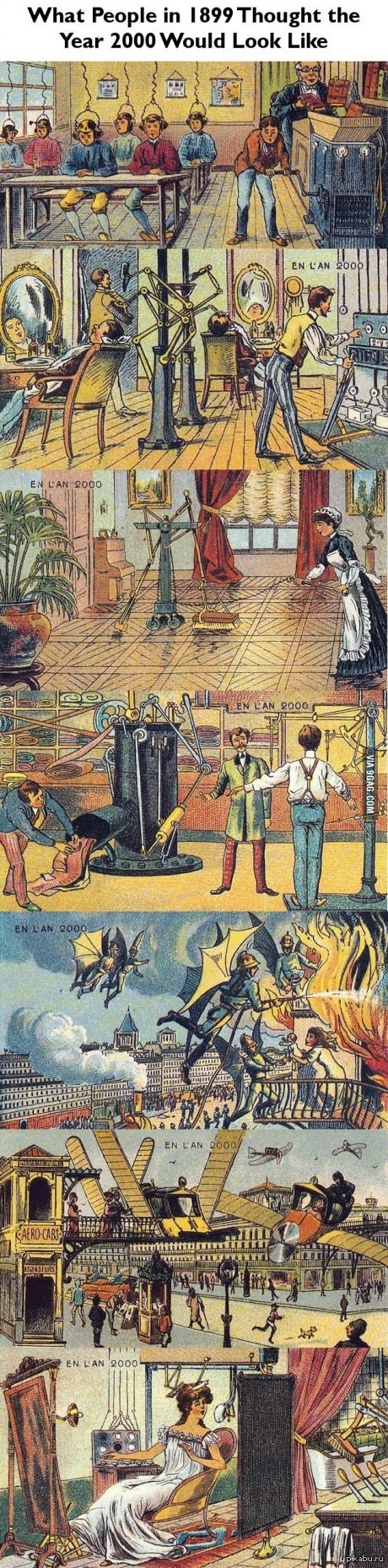 Что люди в 1899 году фантазировали о 2000