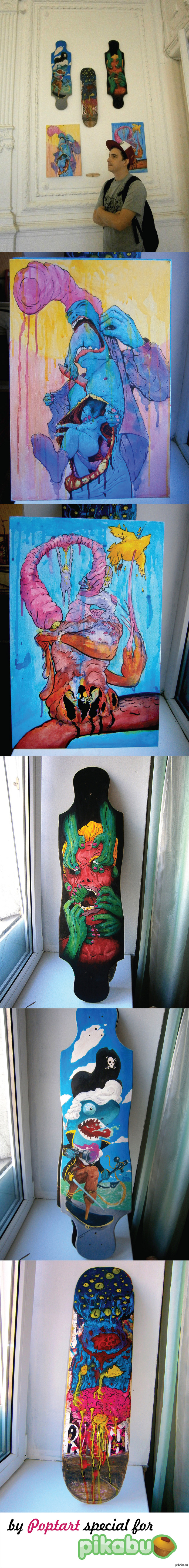 Выставка «Доски и краски 2013». Хочу поделиться своими работами, надеюсь вам понравится! Мой первый пост, моя первая выставка :3