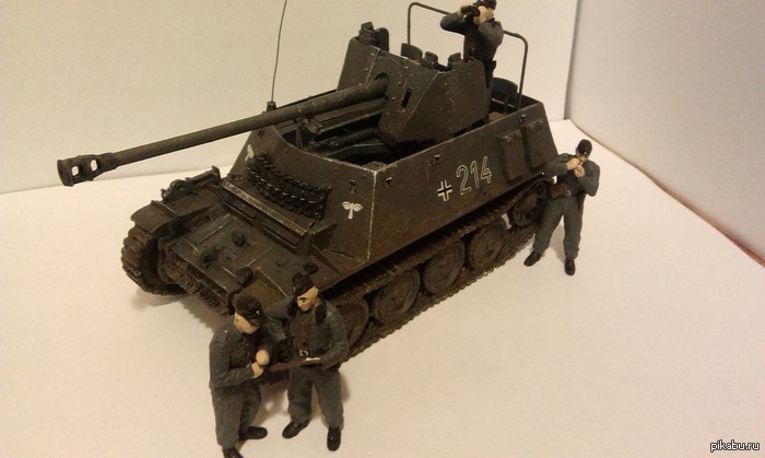 ПТ-САУ Marder II Sd.Kfz. 132 модель в комметах еще