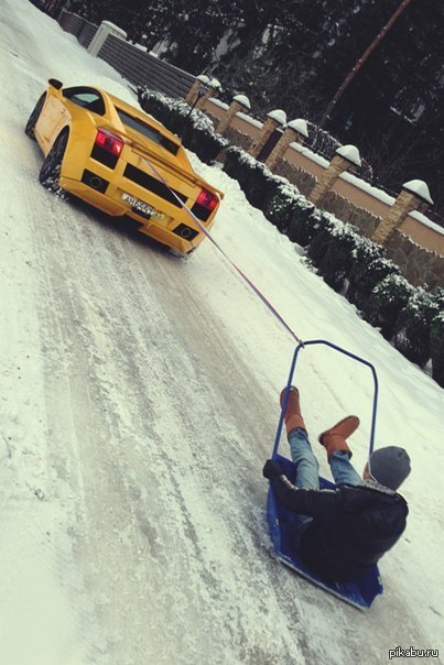 Санки для маленьких - говорили они