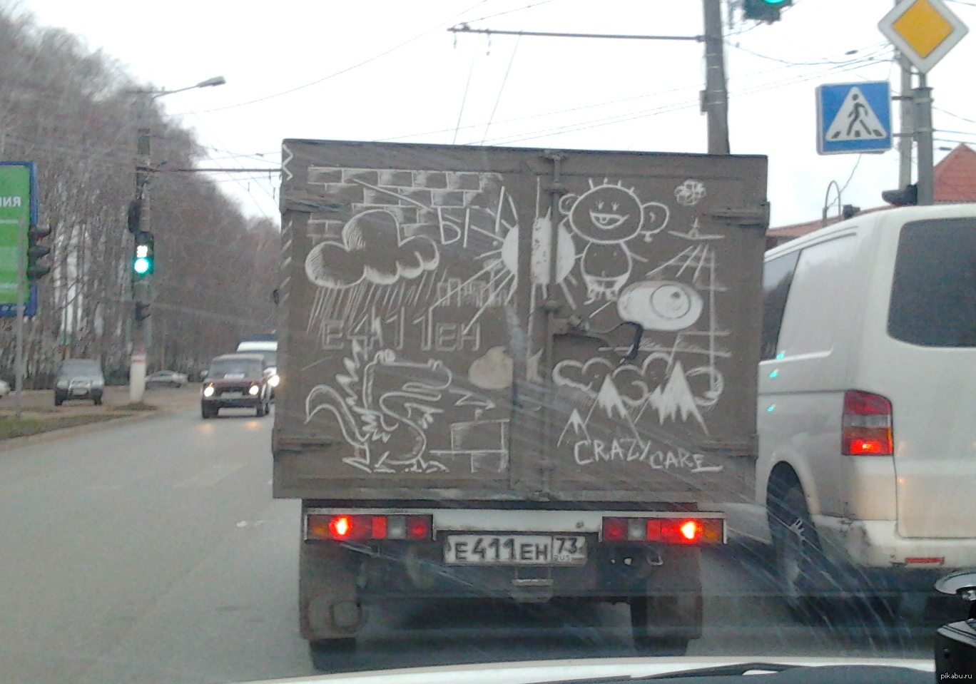 Continuation of the topic about drawings on cars - NSFW, My, Pictures and photos