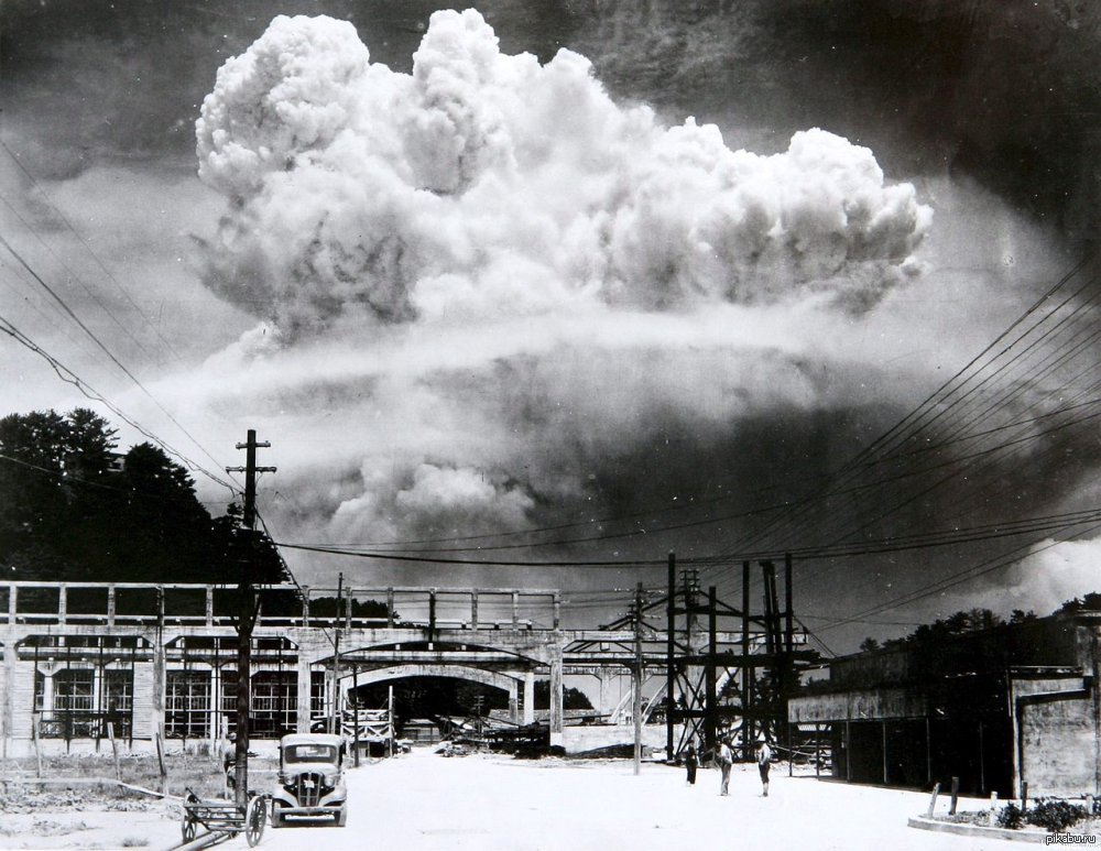 The bombing of japan
