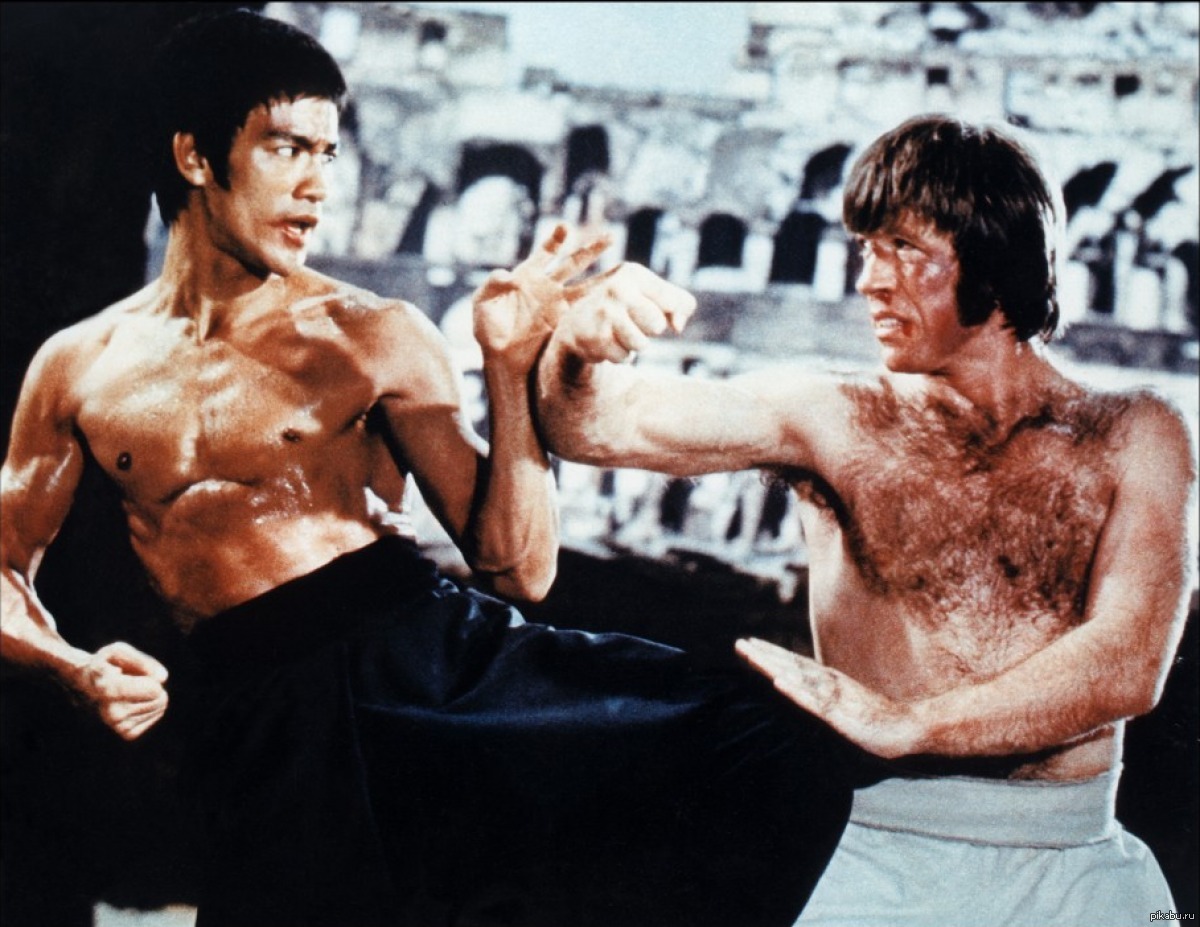 Чак Норрис Bruce Lee.