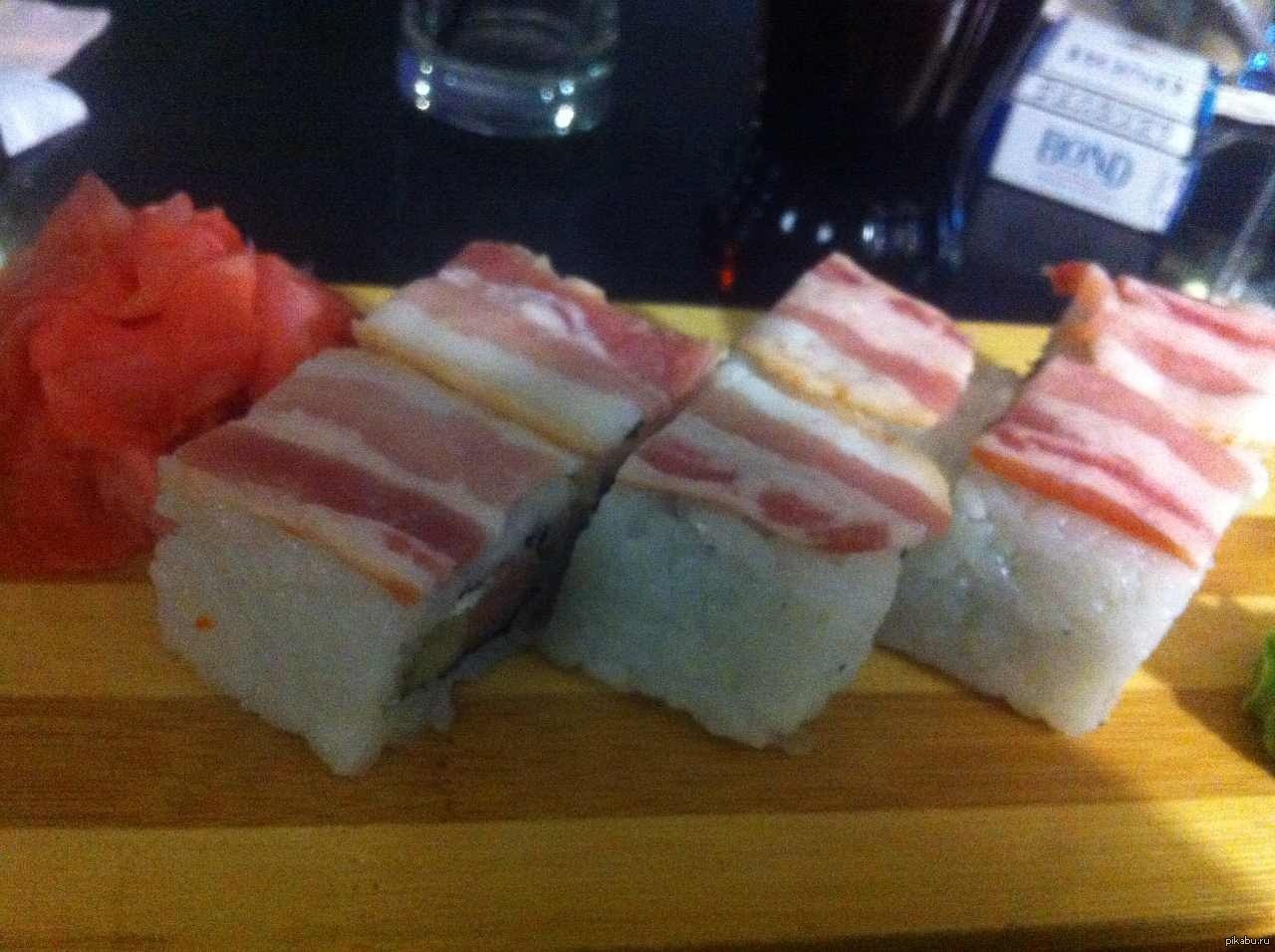 Суши с салом