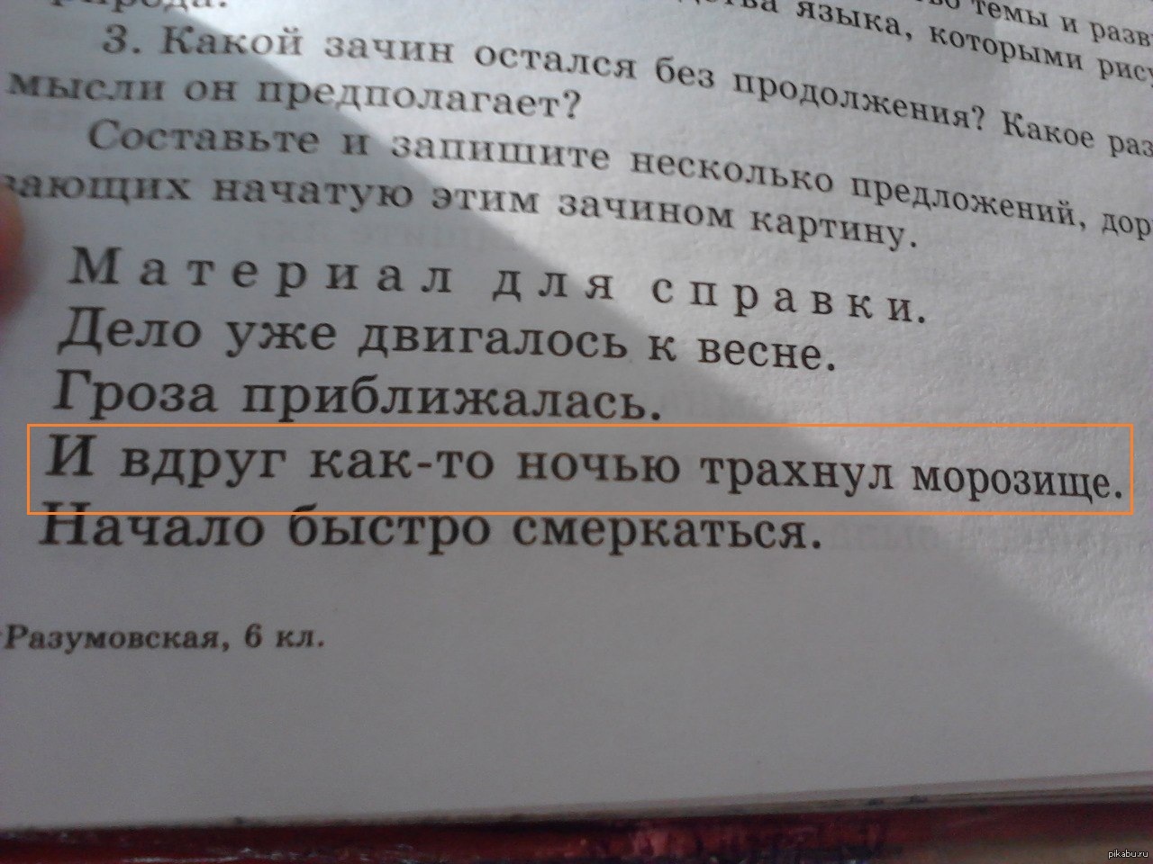 Книжка по русскому языку за 6 класс | Пикабу