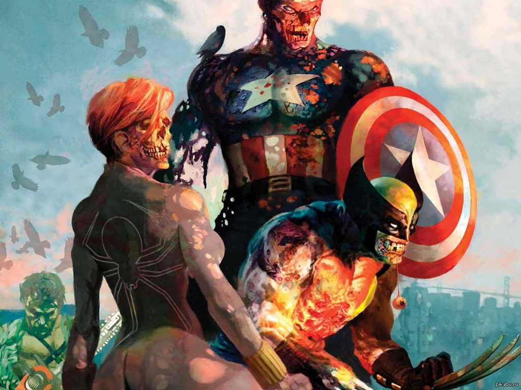 Marvel zombies. Marvel Zombies Капитан Марвел. Марвел зомби Капитан Америка. Капитан Америка зомби Киновселенная.