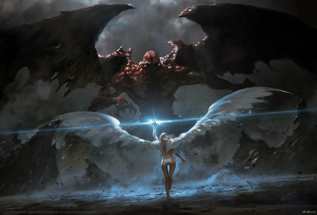 Ангел и Демон | Пикабу