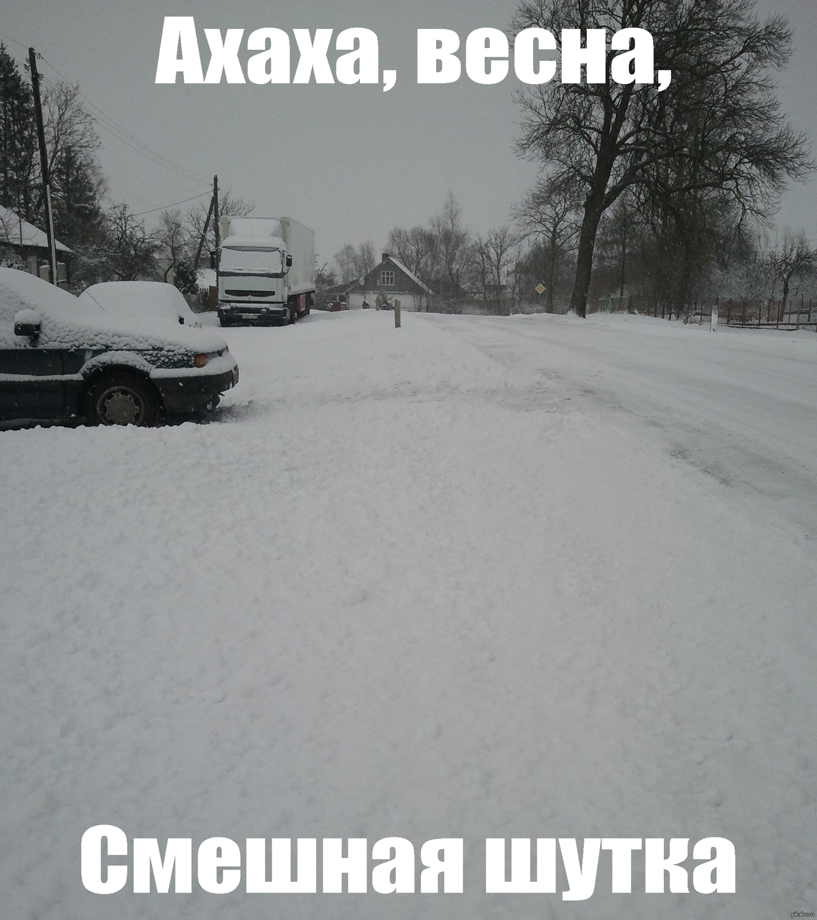 Kaliningrad region April 1st. - My, Spring, April 1, Humor